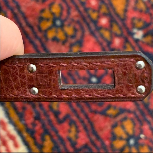 🟥Sold🟥Hermes Kelly 25 in luxe Burgundy color PHW - Picture 5 of 16